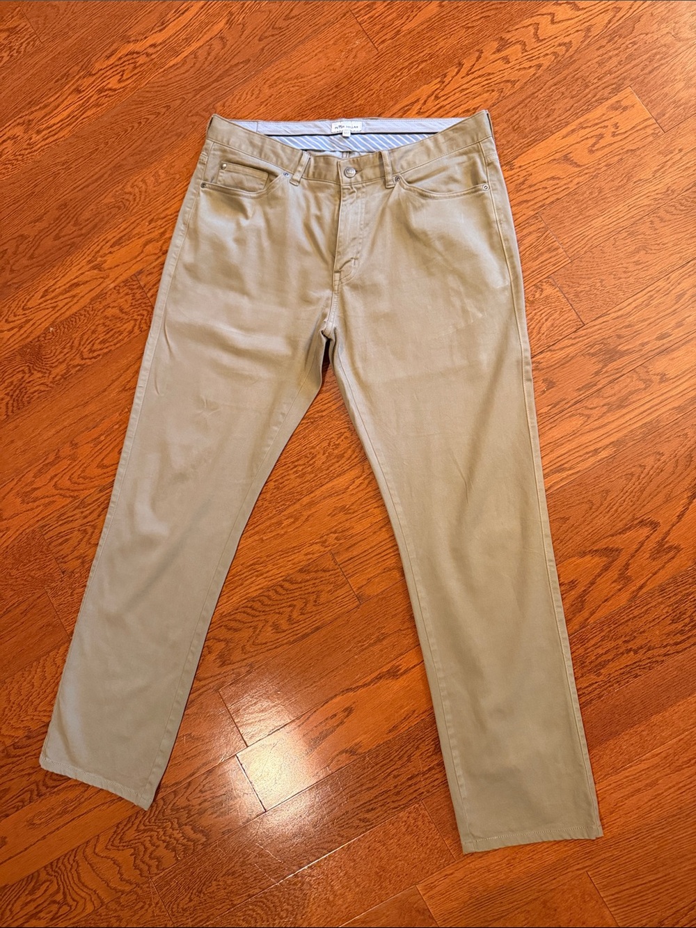 Peter Millar Men's Khaki Chino Pants